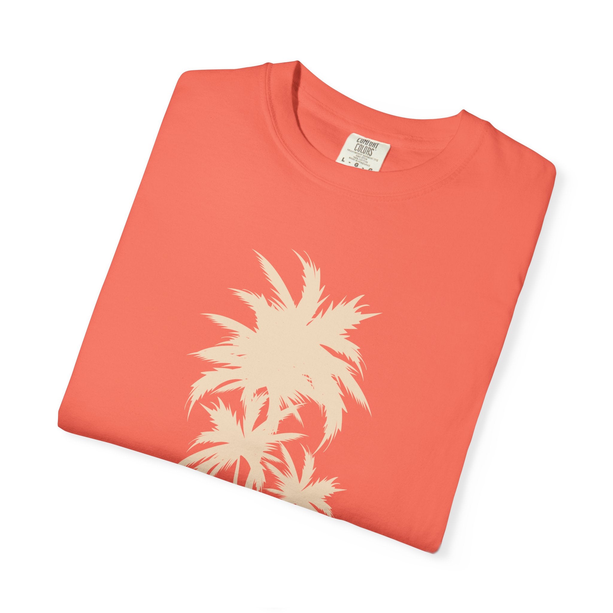 Palm Tree Graphic T-Shirt — Minimal Beach Vibe Tee