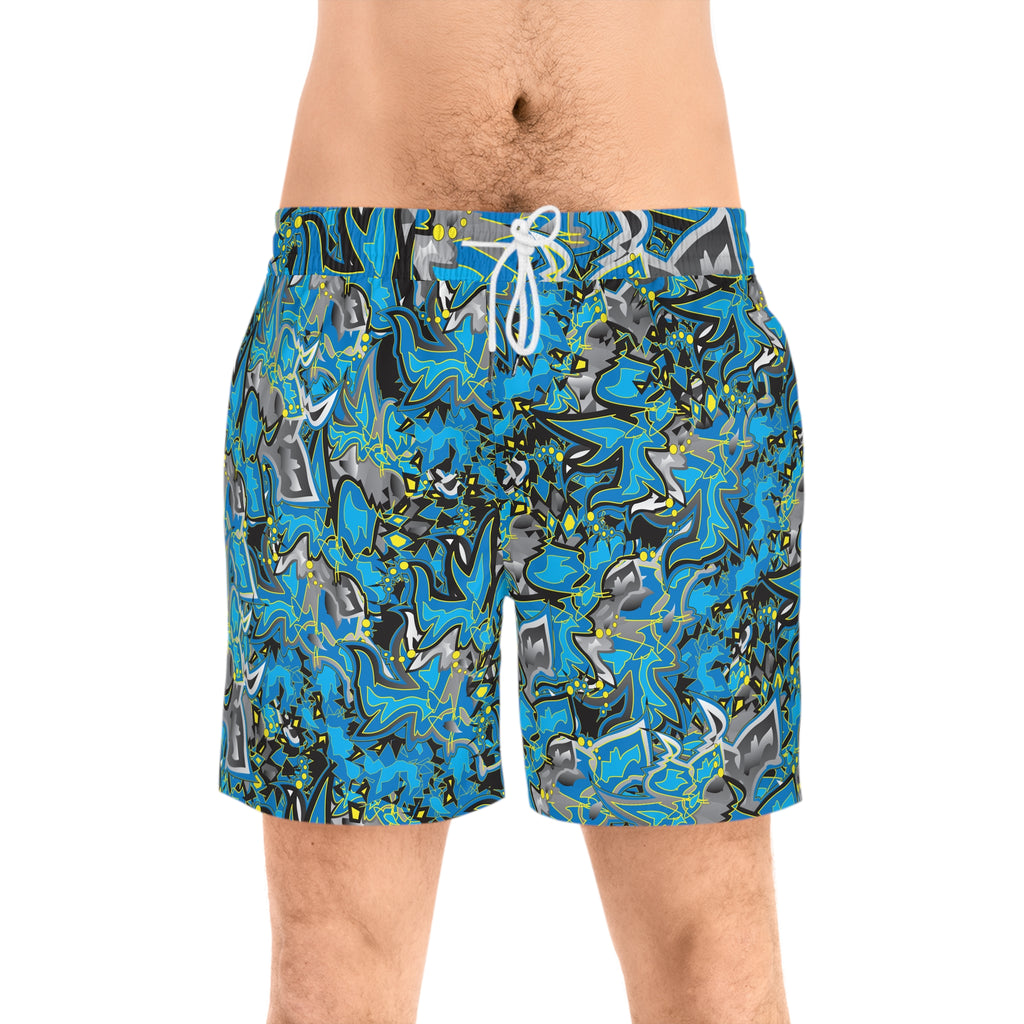Men's Mid-Length Swim Shorts (AOP)