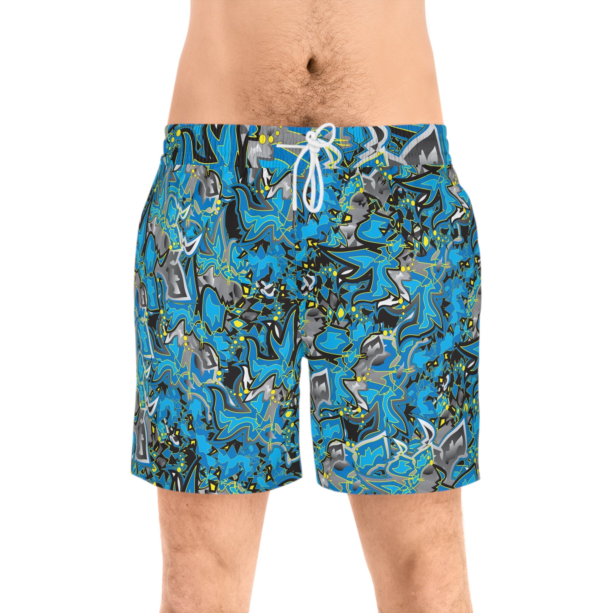 Men's Mid-Length Swim Shorts (AOP)