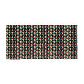 Geometric Tropic Beach Towel — Colorful Chevron Pattern