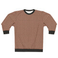 Geometric Retro Diamond All-Over Print Sweatshirt