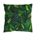 Tropical Leaf Outdoor Pillow — Green Jungle Patio Cushion