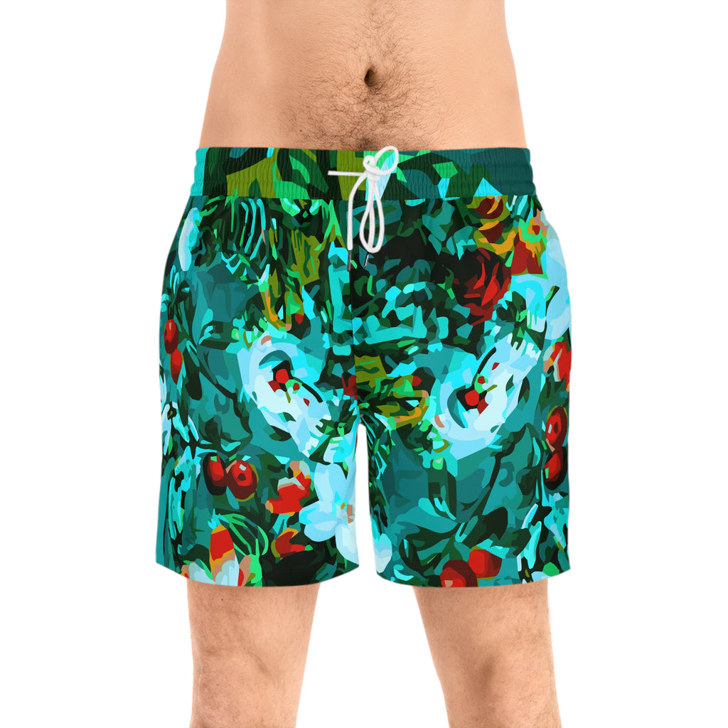 Men's Mid-Length Swim Shorts (AOP)