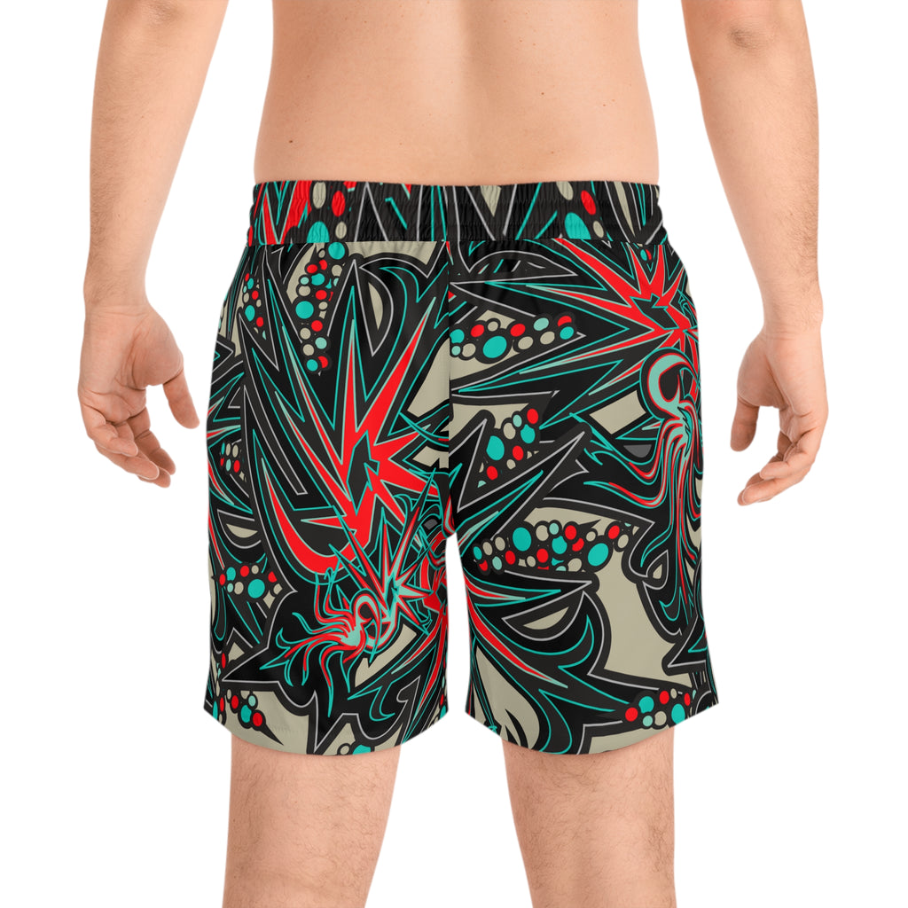 Men's Mid-Length Swim Shorts (AOP)