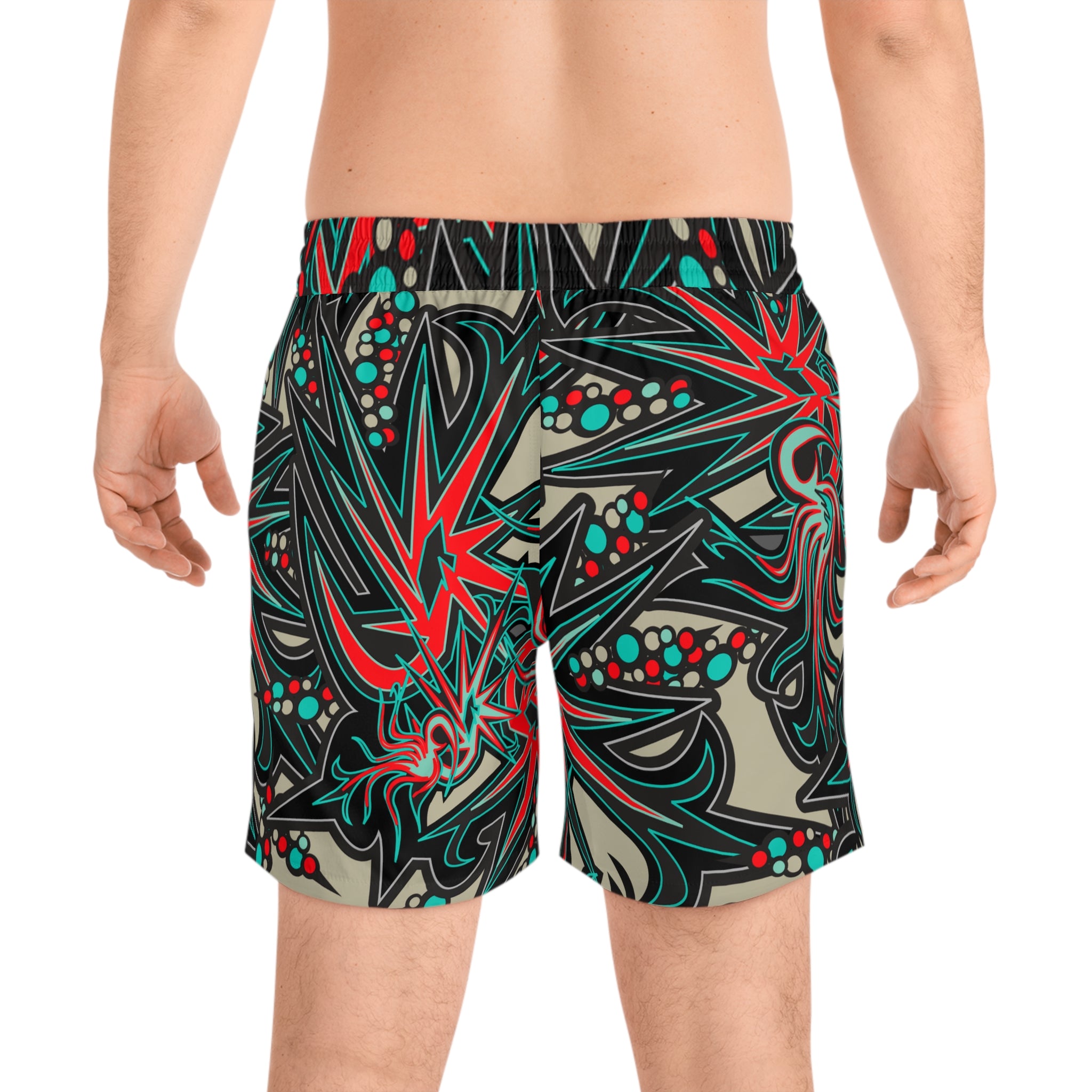 Men's Mid-Length Swim Shorts (AOP)