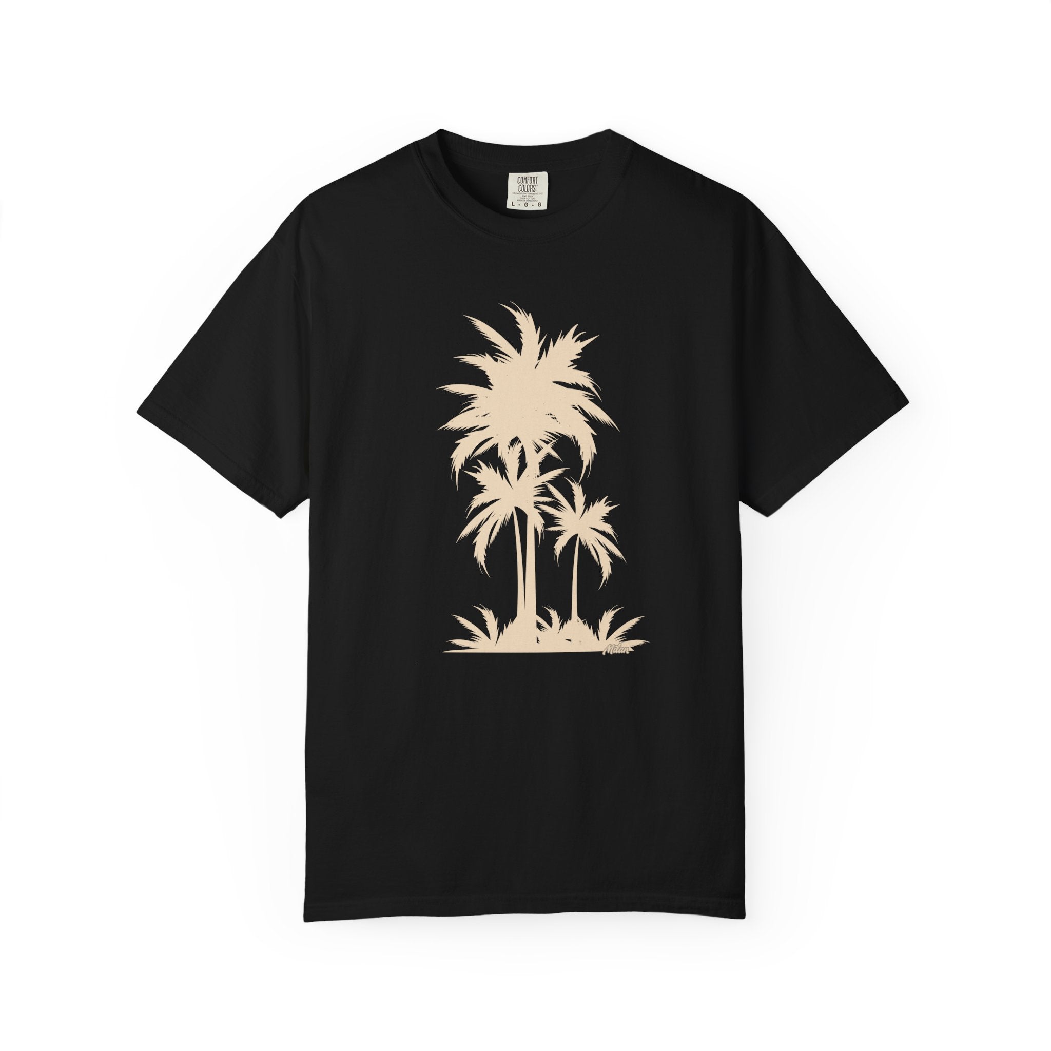 Palm Tree Graphic T-Shirt — Minimal Beach Vibe Tee