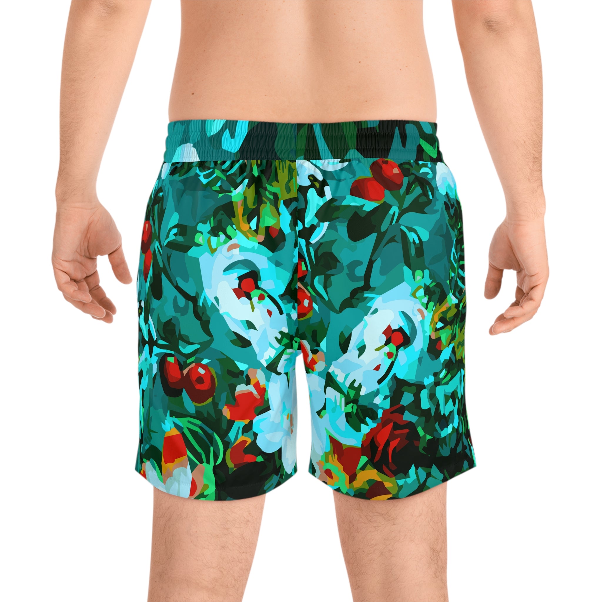 Men's Mid-Length Swim Shorts (AOP)