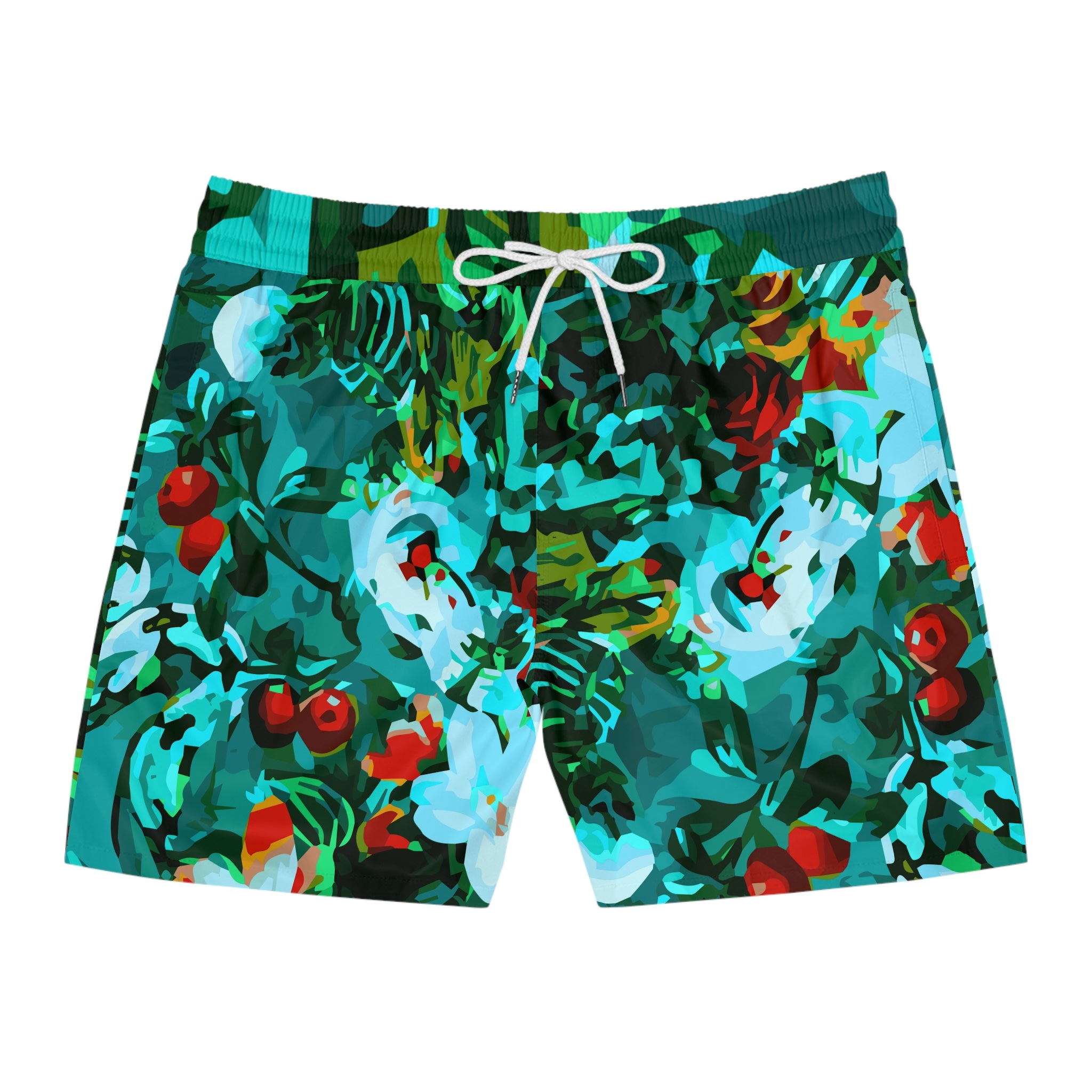 Men's Mid-Length Swim Shorts (AOP)